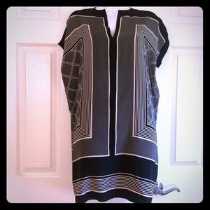 Vince Silk Popover Dress